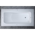 Ванна каменная Salini Orlando PLUS S-Sense 1020M белая матовая Ванна каменная Salini Orlando PLUS S-Sense 1020M белая матовая